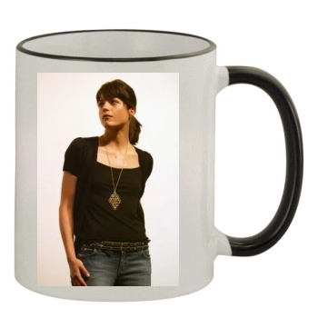 Selma Blair 11oz Colored Rim & Handle Mug