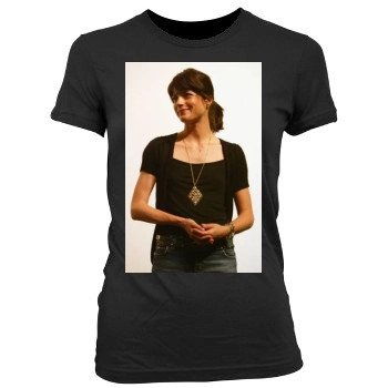 Selma Blair Women's Junior Cut Crewneck T-Shirt