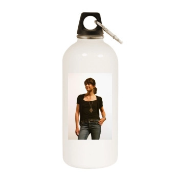 Selma Blair White Water Bottle With Carabiner