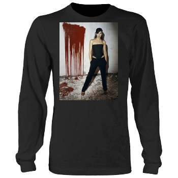 Famke Janssen Men's Heavy Long Sleeve TShirt