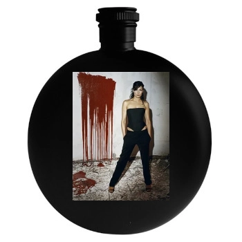 Famke Janssen Round Flask