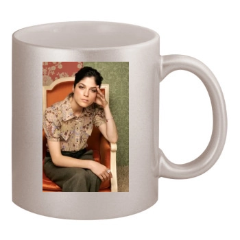 Selma Blair 11oz Metallic Silver Mug