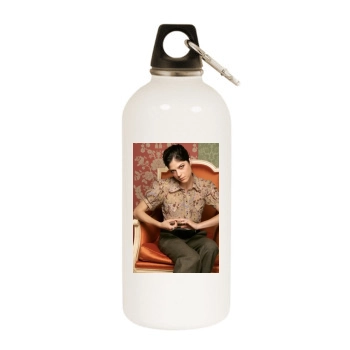 Selma Blair White Water Bottle With Carabiner