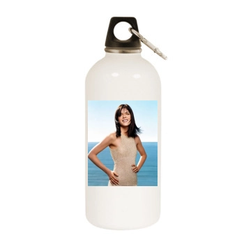 Selma Blair White Water Bottle With Carabiner