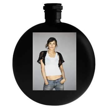 Famke Janssen Round Flask