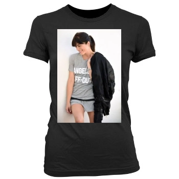 Selma Blair Women's Junior Cut Crewneck T-Shirt