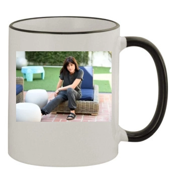 Selma Blair 11oz Colored Rim & Handle Mug