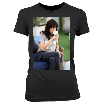 Selma Blair Women's Junior Cut Crewneck T-Shirt