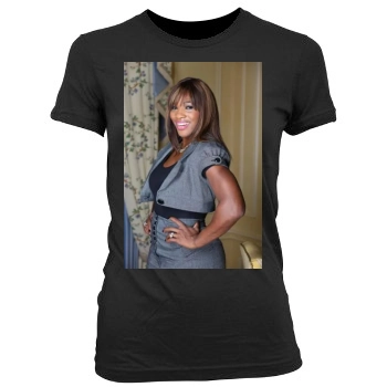 Serena Williams Women's Junior Cut Crewneck T-Shirt