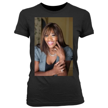 Serena Williams Women's Junior Cut Crewneck T-Shirt