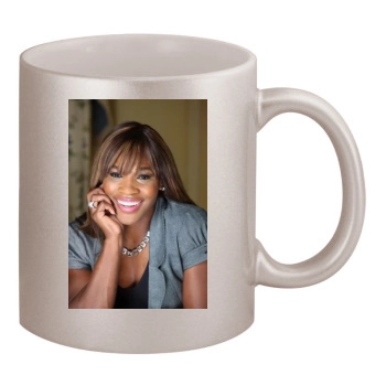 Serena Williams 11oz Metallic Silver Mug