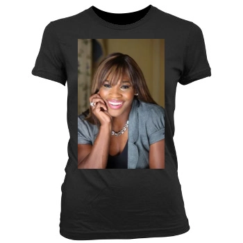 Serena Williams Women's Junior Cut Crewneck T-Shirt