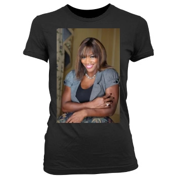 Serena Williams Women's Junior Cut Crewneck T-Shirt