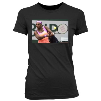 Serena Williams Women's Junior Cut Crewneck T-Shirt