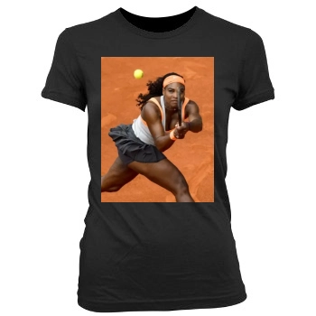 Serena Williams Women's Junior Cut Crewneck T-Shirt