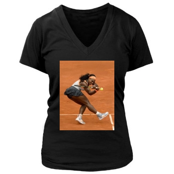 Serena Williams Women's Deep V-Neck TShirt