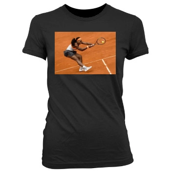 Serena Williams Women's Junior Cut Crewneck T-Shirt