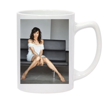 Famke Janssen 14oz White Statesman Mug