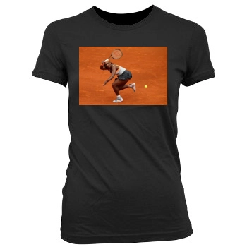 Serena Williams Women's Junior Cut Crewneck T-Shirt