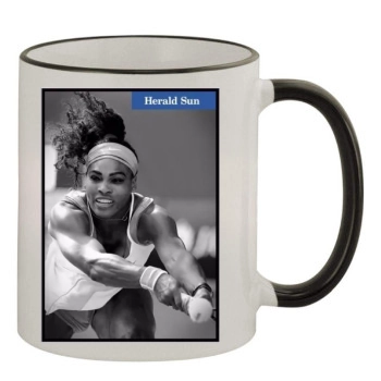 Serena Williams 11oz Colored Rim & Handle Mug