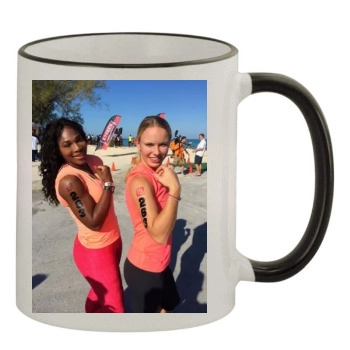 Serena Williams 11oz Colored Rim & Handle Mug