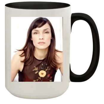 Famke Janssen 15oz Colored Inner & Handle Mug