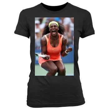 Serena Williams Women's Junior Cut Crewneck T-Shirt