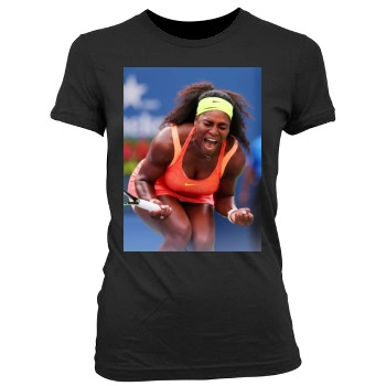 Serena Williams Women's Junior Cut Crewneck T-Shirt