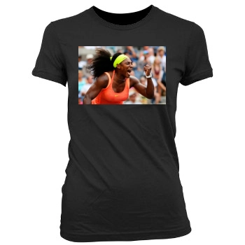 Serena Williams Women's Junior Cut Crewneck T-Shirt