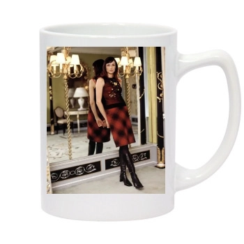 Famke Janssen 14oz White Statesman Mug