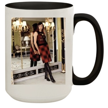 Famke Janssen 15oz Colored Inner & Handle Mug