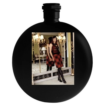 Famke Janssen Round Flask