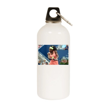 Serena Williams White Water Bottle With Carabiner