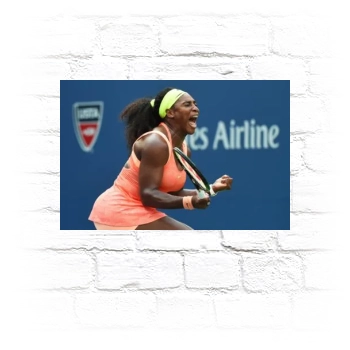 Serena Williams Metal Wall Art