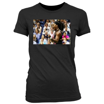 Serena Williams Women's Junior Cut Crewneck T-Shirt