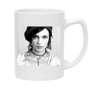 Famke Janssen 14oz White Statesman Mug