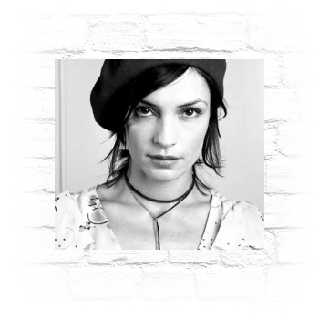 Famke Janssen Metal Wall Art