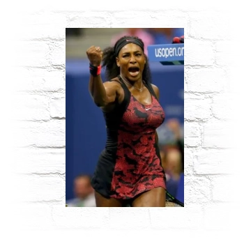 Serena Williams Metal Wall Art