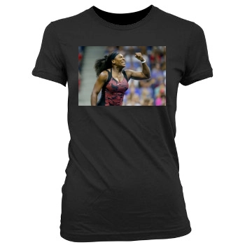 Serena Williams Women's Junior Cut Crewneck T-Shirt