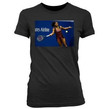 Serena Williams Women's Junior Cut Crewneck T-Shirt