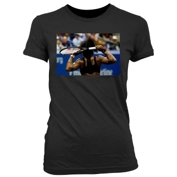 Serena Williams Women's Junior Cut Crewneck T-Shirt