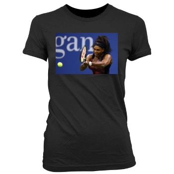 Serena Williams Women's Junior Cut Crewneck T-Shirt