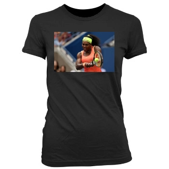 Serena Williams Women's Junior Cut Crewneck T-Shirt