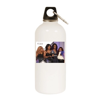 Serena Williams White Water Bottle With Carabiner