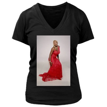 Serena Williams Women's Deep V-Neck TShirt