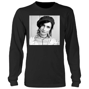 Famke Janssen Men's Heavy Long Sleeve TShirt