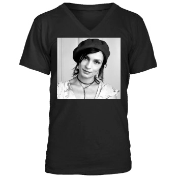 Famke Janssen Men's V-Neck T-Shirt