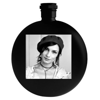 Famke Janssen Round Flask