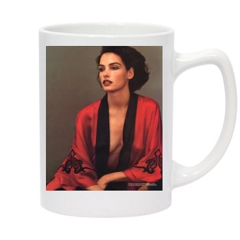 Famke Janssen 14oz White Statesman Mug