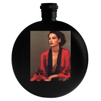 Famke Janssen Round Flask